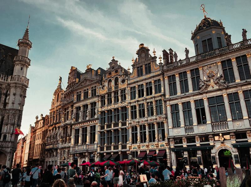 Sfeer in Brussel